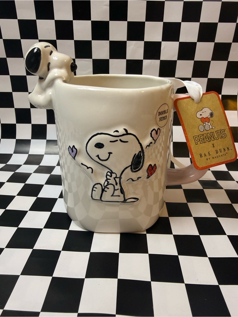 Peanuts x Rae Dunn White Snoopy Ceramic Mug